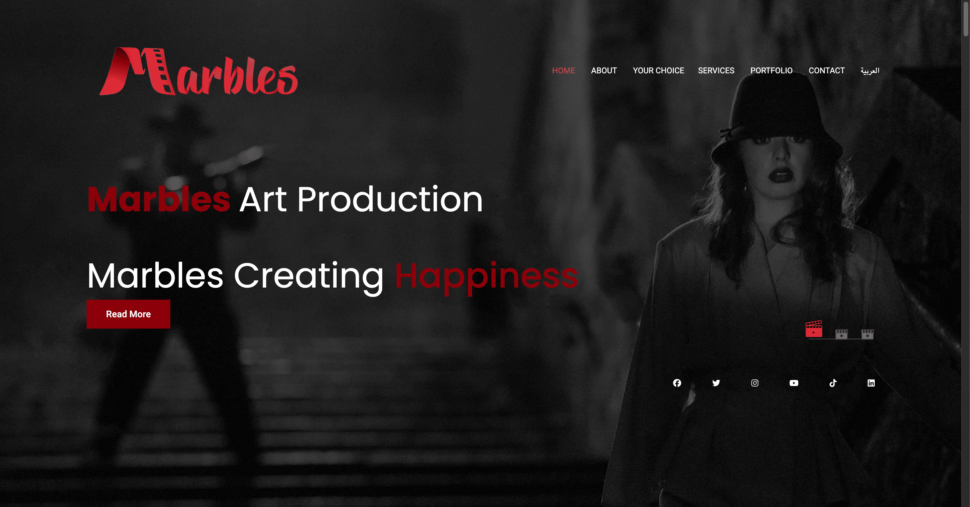 Marbles Art Production